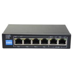 Safire Ethernet PoE Switch 6 ports (4xPoE) 60W
