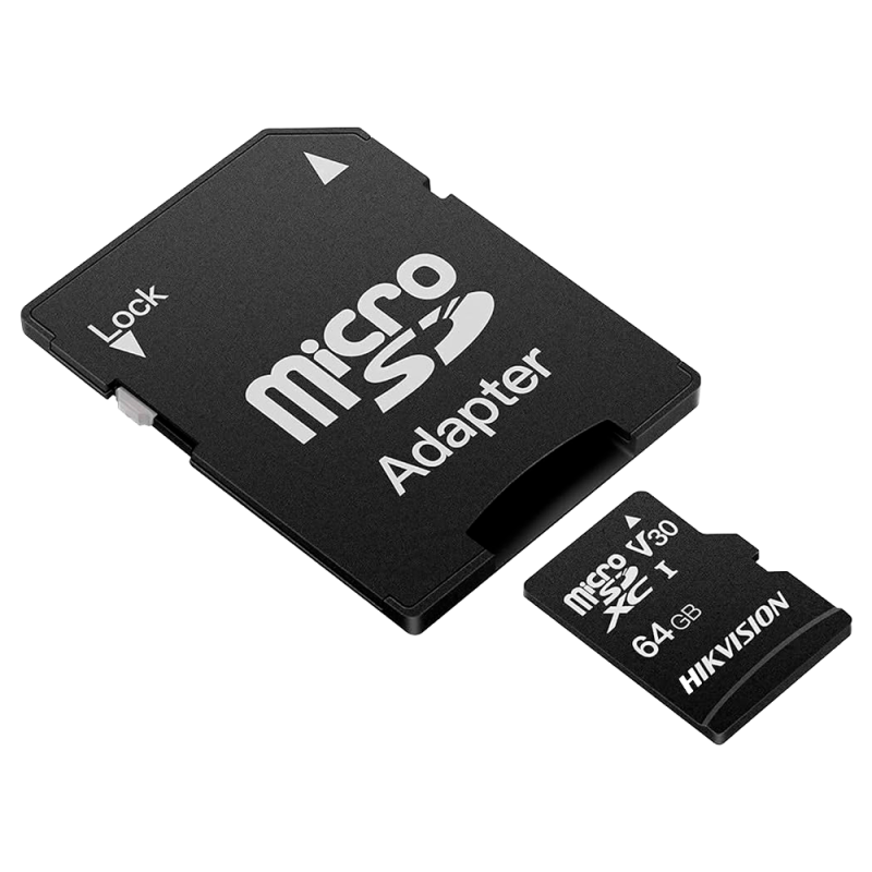 Scheda di memoria con adattatore Hikvision - Capacit? 64 GB - Cl