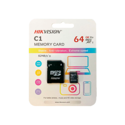 Scheda di memoria con adattatore Hikvision - Capacit? 64 GB - Cl