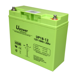 Upower - Batteria ricaricabile - Tecnologia piombo-acido AGM - V