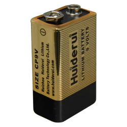 Huiderui - Batteria CP9V - Voltaggio 9.0 V - Litio - Capacit? no