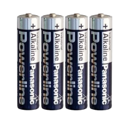 Panasonic - Batteria AAA/LR03 - Pack di 4 batterie - 1.5 V - Alc