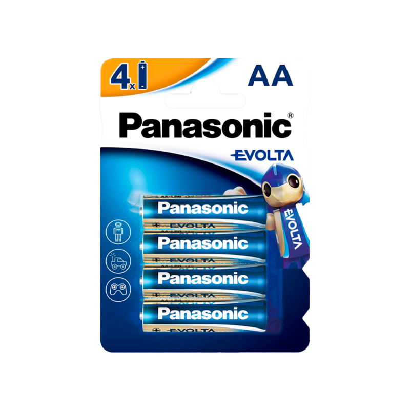 Panasonic Batteria AA/LR06 1.5 V Alcalina Alta qualità