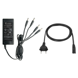 Alimentatore a commutazione - Uscita DC 12 V 5 A - 4 uscite - St