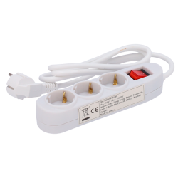 Ciabatta di alimentazione - 3 uscite fino a 250VAC / 16 A max. -