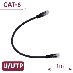 Cavo UTP - Ethernet - Connettori RJ45 - Categoria 6 - 1 m - Colo