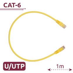 Cavo UTP - Ethernet - Connettori RJ45 - Categoria 6 - 1 m - Colo