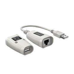 Estensore USB - 1 emittente USB a RJ45 - 1 ricevitore RJ45 a USB