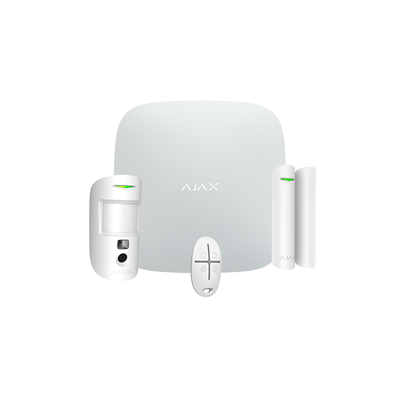 Ajax Kit di allarme con fotorilevatore BIANCO