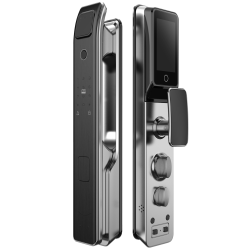 Serratura smart con videocitofono - Impronte digitali, scheda e 