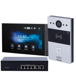 Kit videocitofonico Android - IP | Postazione esterna e monitor 