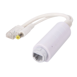 PoE Splitter
 - Per telecamere IP no PoE
 - Ingresso RJ45 (PoE) 