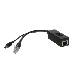 PoE Splitter
 - Per telecamere IP no PoE
 - Ingresso RJ45 (PoE)
