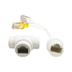 Accoppiatore e splitter PoE RJ45 - Per telecamere IP  - Colore b