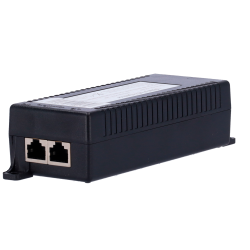 Iniettore PoE - Ingresso/Uscita RJ45 10/100/1000/2500 Mbps - Pot