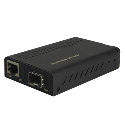 Media Converter - 1x Ethernet RJ45 - 1x SFP - Gigabit - 10/100/1