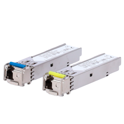 Coppia di moduli trasmettitori SFP - Tx 1550/1310 nm Rx 1310/155
