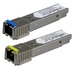Coppia di moduli trasmettitori SFP - Tx 1550/1310 nm Rx 1310/155