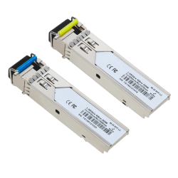 Coppia di moduli trasmettitori SFP  - Tx 1550/1310 nm Rx 1310/15