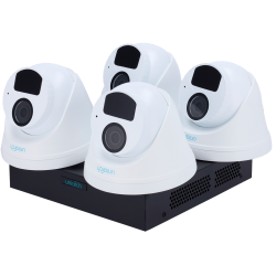 Kit di videosorveglianza Uniarch - NVR 8CH PoE - 4 Telecamere Tu