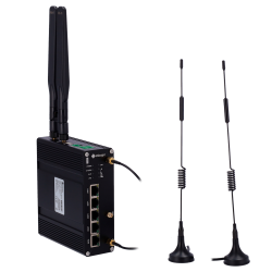 Milesight Router Industriale 4G - 4G Cat 4 - 5 porte 10/100/1000