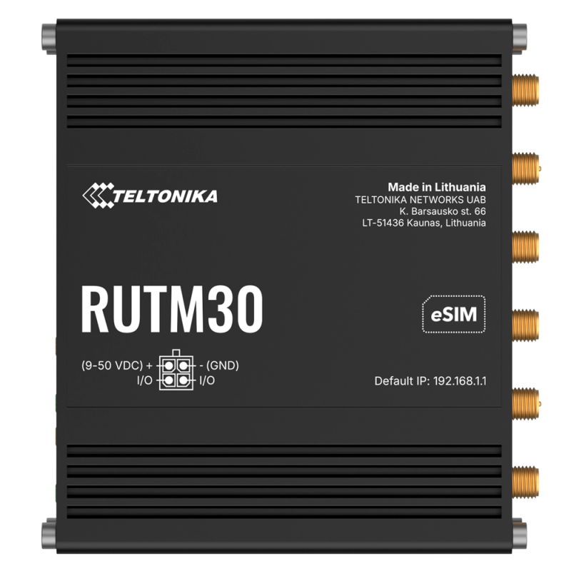 Teltonika Router 5G Industriale - 5G Sub-6Ghz SA/NSA  - Dual SIM