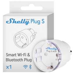 Shelly Plug S MTR Gen3 (White) - WiFi 2.4 GHz IEEE802.11 b/g/n /