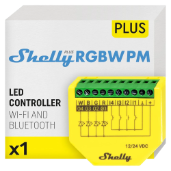 Shelly Controller RGBW per strisce LED - WiFi 2.4 GHz IEEE802.11