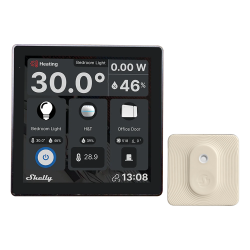 Shelly Wall Display Bianco + BLU HT Ivory - WiFi 2.4 GHz / Bluet