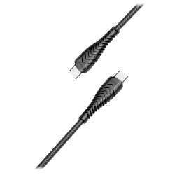 Veger - Cavo USB2.0 - Da USB-C a USB-C - Guaina in plastica, Nyl