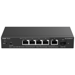 Reyee Switch PoE Cloud Capa 2 - 5 puertos PoE MultiGigabit+ 1 10