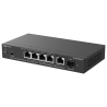 Reyee Switch PoE Cloud Capa 2 - 5 puertos PoE MultiGigabit+ 1 10