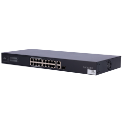 Uniview Switch PoE Cloud Managed - 16 PoE802.3af/at + 1 uplink R