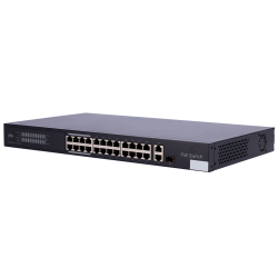 Uniview Switch PoE Cloud Managed - 24 PoE802.3af/at + 1 uplink R