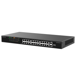 Reyee Switch PoE con montaggio su rack - 24 Porte RJ45 + 1 Uplin