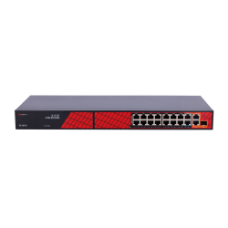 Safire Switch Hi-PoE - 16 Porte PoE + 2 Uplink RJ45 + 1 Uplink S
