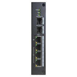 Switch PoE X-Security - 4 porte PoE + 2 porte SFP di fibra - Vel