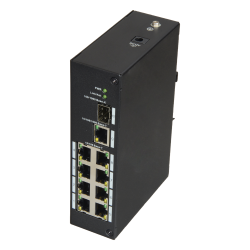 X-Security - Switch Industriale - 8 porte RJ45 + 1 Uplink GIGA +