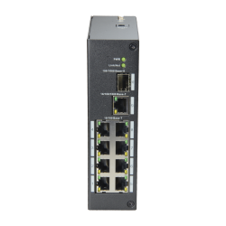 X-Security - Switch Industriale - 8 porte RJ45 + 1 Uplink GIGA +