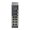 X-Security - Switch Industriale - 8 porte RJ45 + 1 Uplink GIGA +