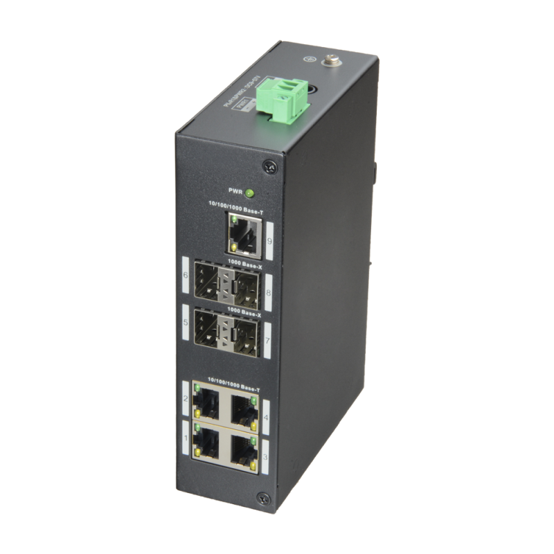 Switch X-Security - 5 Porte RJ-45 - 4 Porte SFP Gigabit - Veloci