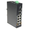 Switch PoE X-Security - 8 porte PoE + 1 Uplink RJ45 - Velocit? 1