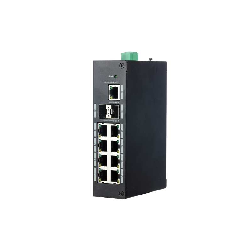 Switch Industrial X-Security - 9 porte RJ45 + 2 porta Uplink (SF