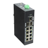 Switch Industrial X-Security - 9 porte RJ45 + 2 porta Uplink (SF