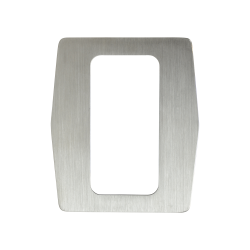 Placca di acciaio personalizzata per tornelli - Cornice di finit