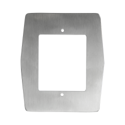 Placca di acciaio personalizzata per tornelli - Cornice di finit