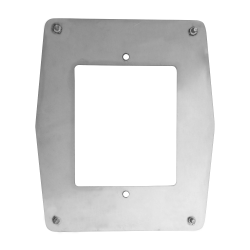 Placca di acciaio personalizzata per tornelli - Cornice di finit