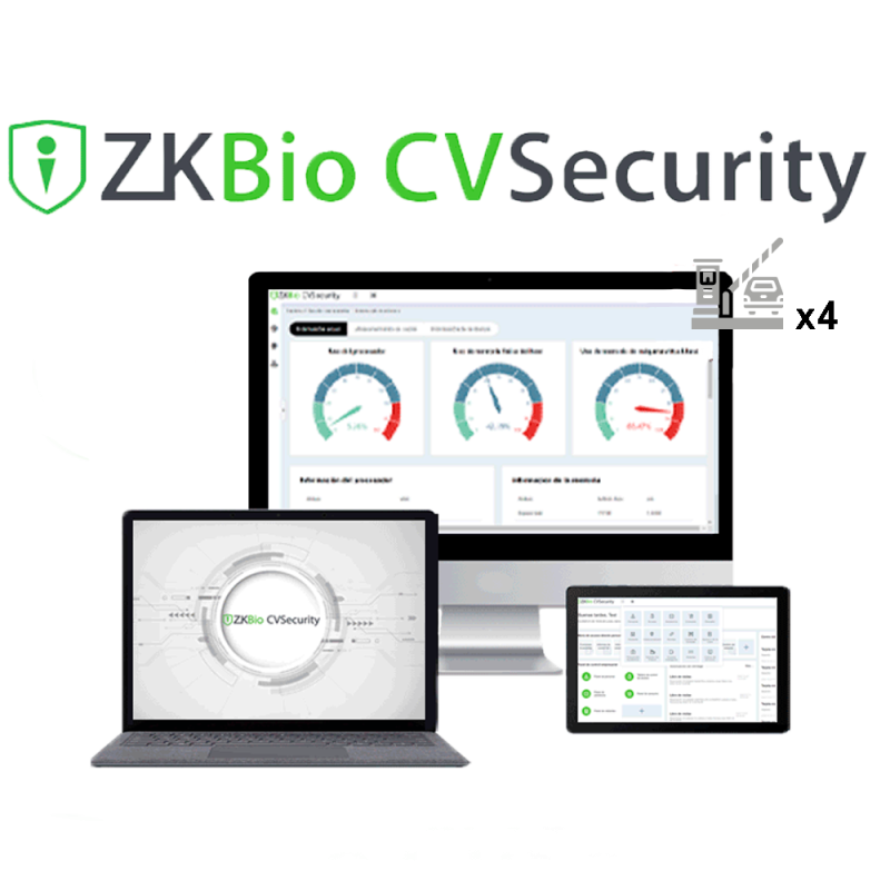 Licenza software per il controllo accessi - Modulo parking - 4 T