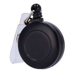 Cordino retrattile per portabadge - A forma di clip - Compatibil