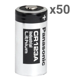 Panasonic - Pila Litio CR1123A - Pack de 50 unidades - Voltaje 3